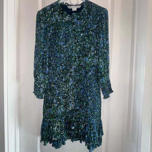 Veronica Beard Farha Dress in Green Multicolor Women’s - Picture 3 of 6